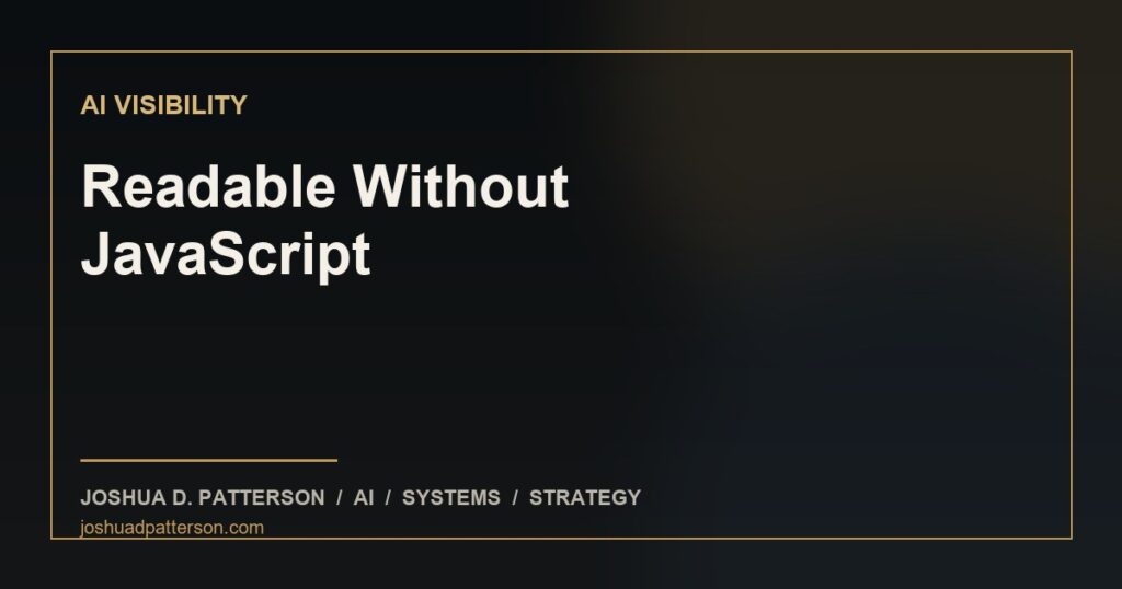 readable-without-javascript