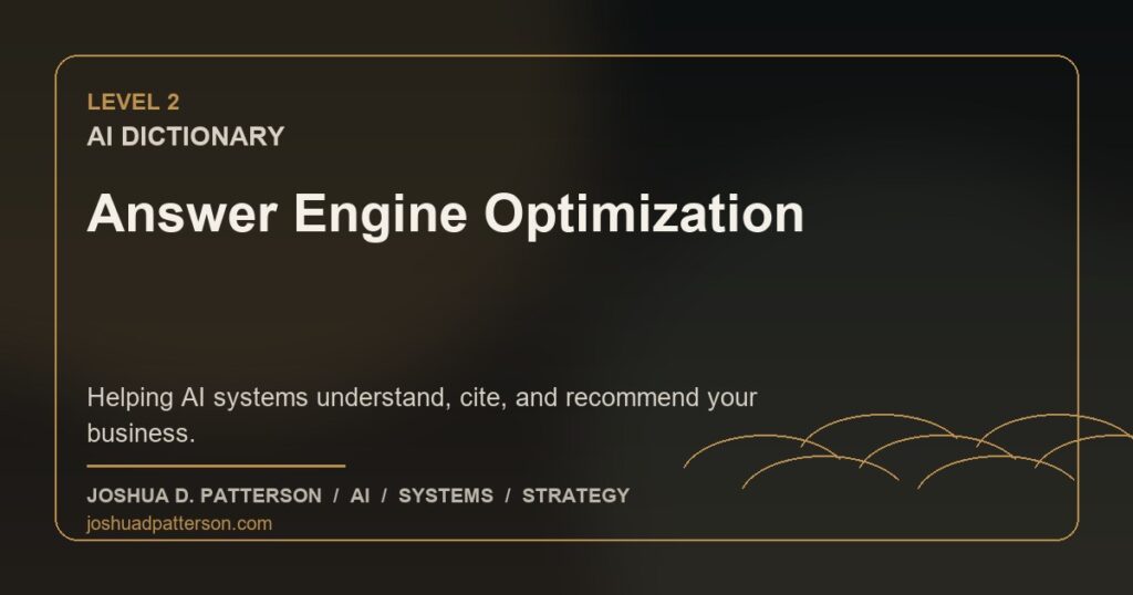 Answer Engine Optimization featured image