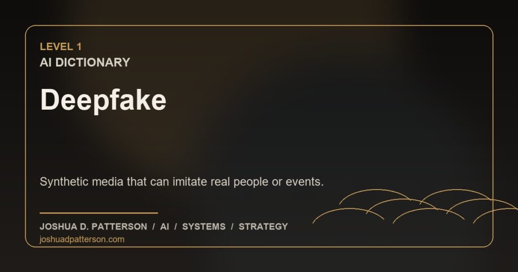 Deepfake featured image