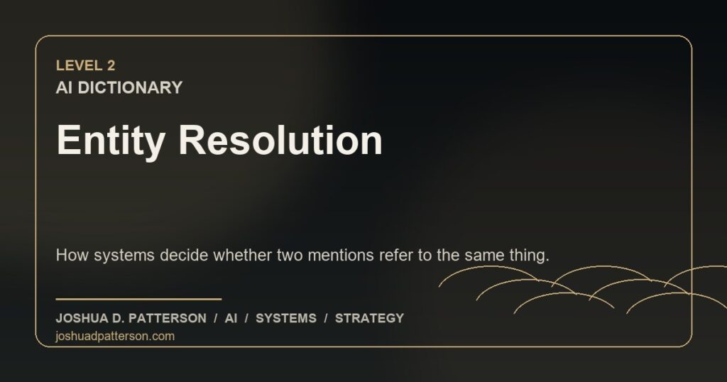 Entity Resolution featured image