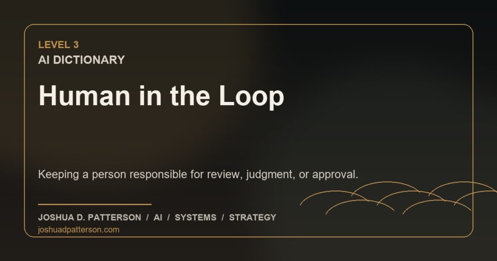 Human in the Loop featured image