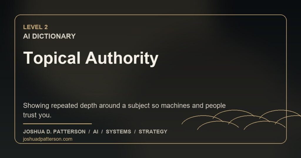 Topical Authority featured image